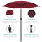 Best Choice Products 7.5ft Heavy-Duty Outdoor Market Patio Umbrella w/ Push Button Tilt, Easy Crank